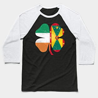 Grenadian Irish Shamrock Grenada Ireland St. Patrick's Day Baseball T-Shirt